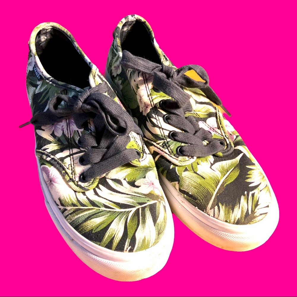 Vans Hawaiian Floral Skate Sneakers S9